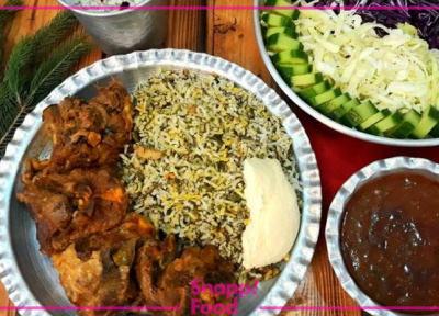 طرز تهیه باقالی پلو با گردن به سبک رستوران ها